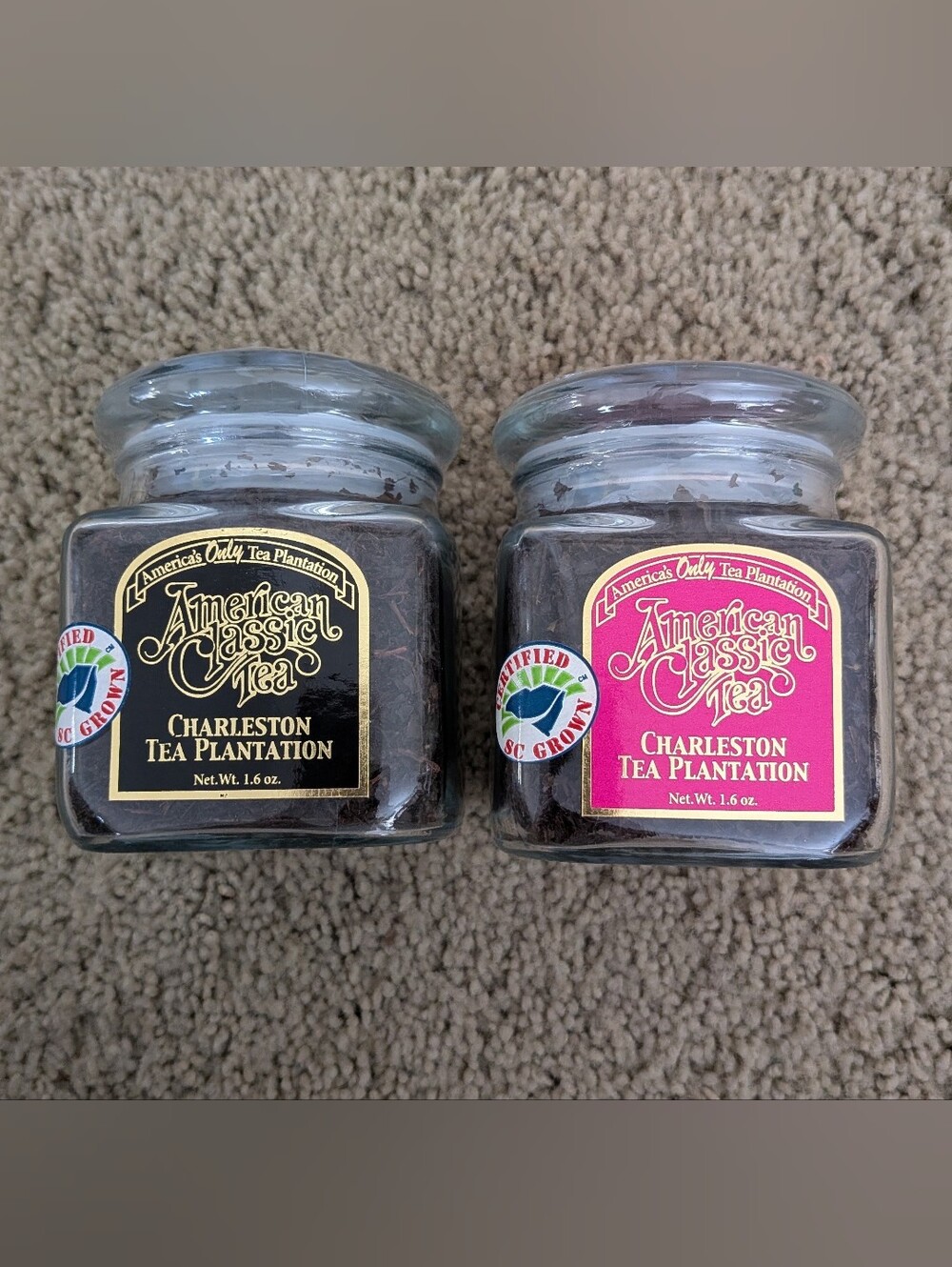 Vintage American Classic Tea Jars Set